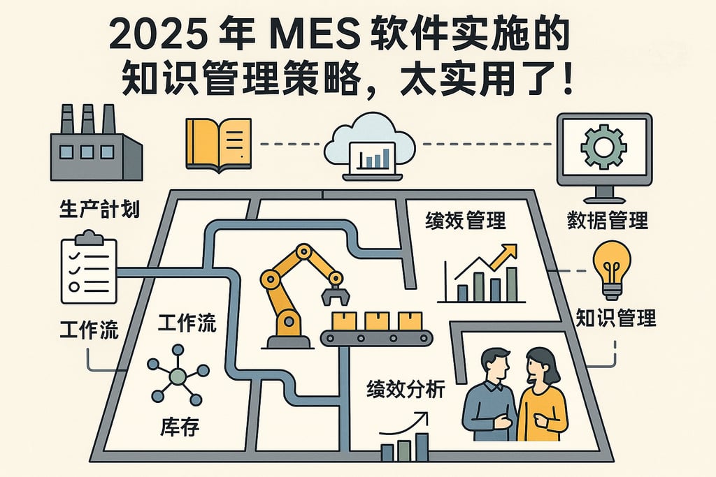 2025 年 MES 软件实施的知识管理策略，太实用了！